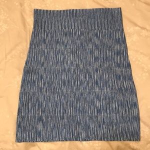 BCBG Maxazria Blue Pencil Skirt
